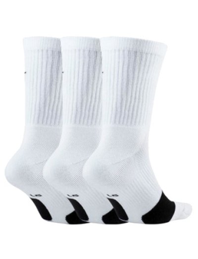 画像1: Everyday BBall 3P Crew Socks Wht DA2123-100 CREWソックス Nike ナイキ ソックス  【SALE商品】