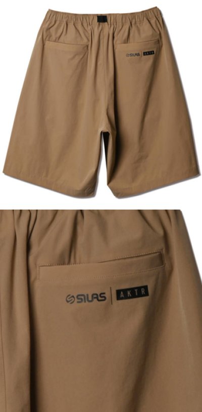画像1: xSILAS SHORTS BEIGE 121-074002 BG AKTR アクター Shorts ショーツ バスパン ウエア  【MEN'S】