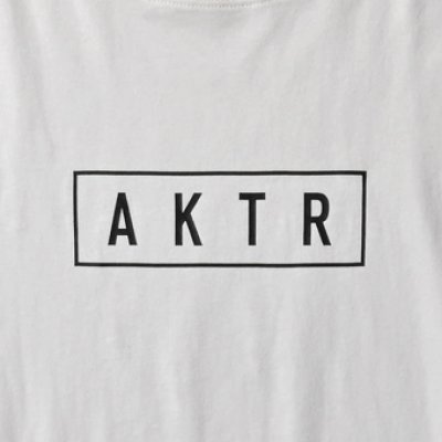 画像1: BASIC AKTR LOGO CLASSIC TEE WHITE 522-018005 WH AKTR アクター Tシャツ ウエア  【MEN'S】