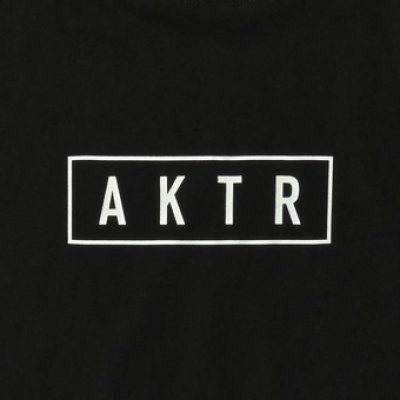 画像1: AKTR LOGO CLASSIC TEE BLK 521-002005 BK AKTR アクター Tシャツ ウエア  【MEN'S】