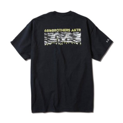 画像1: x68 AKTR CITY CAMO TEE BLACK 221-091005 BK AKTR アクター Tシャツ ウエア  【MEN'S】