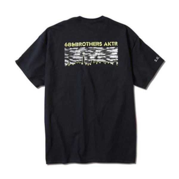 x68 AKTR CITY CAMO TEE BLACK 221-091005 BK AKTR アクター Tシャツ ウエア 【MEN'S】