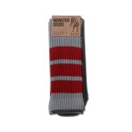画像2: MONSTERSOCKS GRAYxRED 221-021021 GYxRD CREWソックス AKTR アクター ソックス (2)