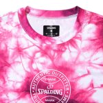 画像2: タイダイオーセンティック Tシャツ  Pink Tie-Dye SMT211090-6200 Spalding スポルディング Tシャツ ウエア  【MEN'S】【SALE商品】 (2)