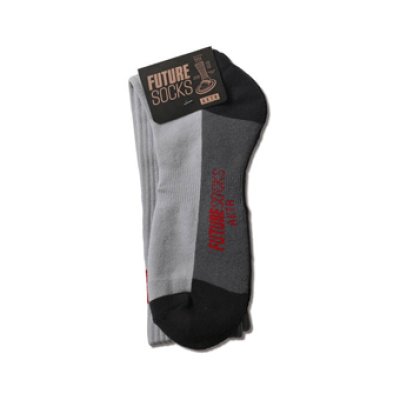 画像1: FUTURE SOCKS Gry 221-023021 GY CREWソックス AKTR アクター ソックス