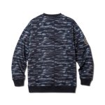 画像2: x68 CITY CAMO CREWNECK SWEAT Blk 221-096010 BK AKTR アクター スウェット アウトウエア ウエア  【MEN'S】 (2)