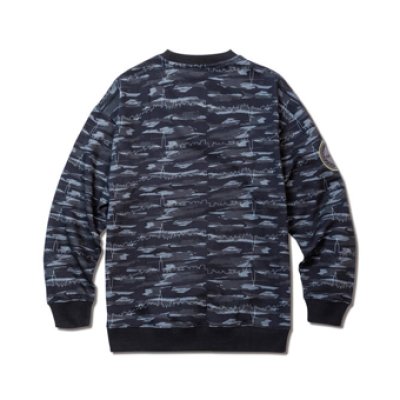 画像1: x68 CITY CAMO CREWNECK SWEAT Blk 221-096010 BK AKTR アクター スウェット アウトウエア ウエア  【MEN'S】