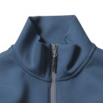 画像2: WARM AIR TECH TRACK JACKET  BLUE 221-017010 BL AKTR アクター ジャケット アウトウエア ウエア 秋冬物 【MEN'S】【SALE商品】 (2)