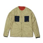 画像2: REVERSIBLE INSULATION JACKET NAVYxBEIGE 122-100010 NVxBG AKTR アクター ジャケット アウトウエア ウエア 秋冬物 【MEN'S】【SALE商品】 (2)