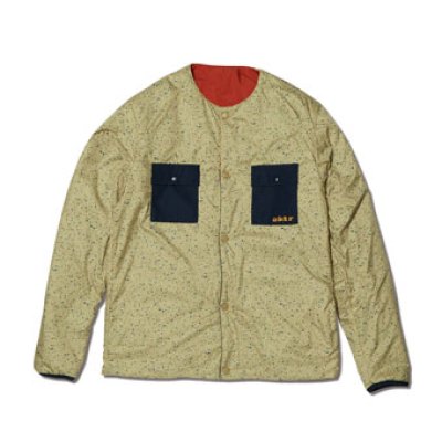 画像1: REVERSIBLE INSULATION JACKET NAVYxBEIGE 122-100010 NVxBG AKTR アクター ジャケット アウトウエア ウエア 秋冬物 【MEN'S】【SALE商品】