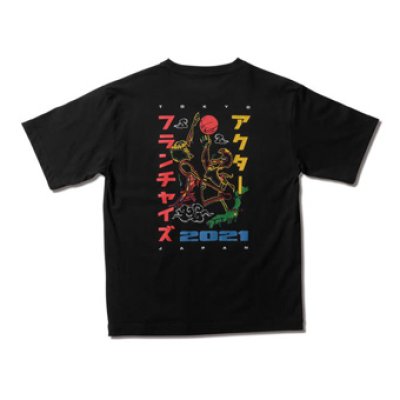 画像1: xFRANCHISE TOKYO TEE Blk 221-085005 BK AKTR アクター Tシャツ ウエア  【MEN'S】