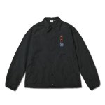 画像2: B.BALL GRAFFITI COACH JACKET BLACK 122-021010 BK AKTR アクター ジャケット アウトウエア ウエア 秋冬物 【MEN'S】【SALE商品】 (2)