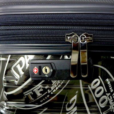 画像1: ダブルホイールキャリー スーツケース　64L Blk/Gry SP-0803-60 DFLBG Spalding スポルディング キャリーバック  バッグ