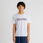 画像2: Tシャツ ナイトステージロゴ ライトフィット Wht SMT211310-2000 Spalding スポルディング Tシャツ ウエア  【MEN'S】 (2)