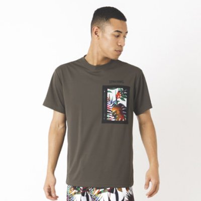 画像1: Tシャツ ボタニクスポケット Khaki SMT22016-3900 Spalding スポルディング Tシャツ ウエア  【MEN'S】