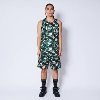 画像1: DPM CAMO SHORTS GREEN 122-003002 GR AKTR アクター Shorts ショーツ バスパン ウエア  【MEN'S】【SALE商品】