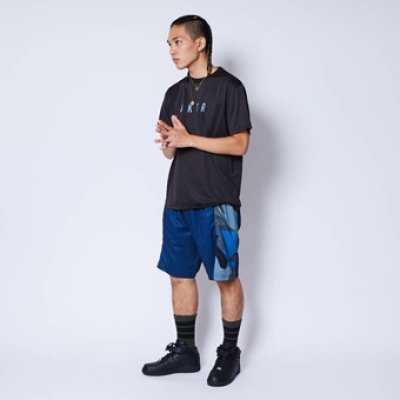 画像1: STRUCTURE CAMO PANEL SHORTS NAVY 122-011002 NV AKTR アクター Shorts ショーツ バスパン ウエア  【MEN'S】【SALE商品】