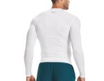 画像2: UA HG ARMOUR COMP L/S White 1361524-100 UnderArmour アンダーアーマー ロング　Tシャツ ウエア 秋冬物 【MEN'S】 (2)