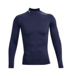 画像2: UA HG COMP MOCK LS Navy 1369606-410 インナー トップ UnderArmour アンダーアーマー サポーター (2)