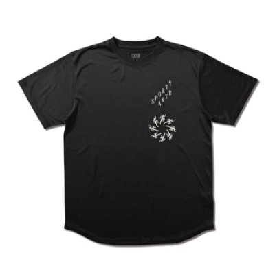 画像1: xSPORTY RUNNING SPORTS TEE BLACK 122-045005 BK AKTR アクター Tシャツ ウエア  【MEN'S】【SALE商品】