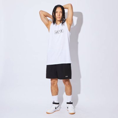 画像1: BASIC AKTR LOGO TANK WHITE 522-012001 WH AKTR アクター ノースリーブ タンクトップ ウエア  【MEN'S】【SALE商品】