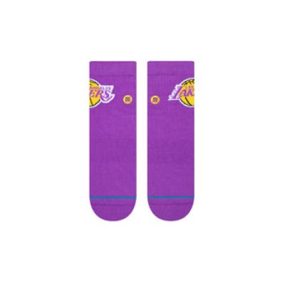 画像1: Lakers ST QTR Purple A356C22LAK PUR MDQTRソックス STANCE スタンス ソックス  【SALE商品】