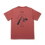 画像2: CUT-UP SPORTS TEE RED 222-003005 RD AKTR アクター Tシャツ ウエア  【MEN'S】【SALE商品】 (2)