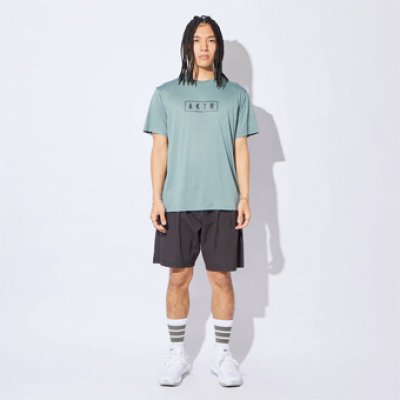 画像1: AKTR LOGO SPORTS TEE GREEN 222-004005 GR AKTR アクター Tシャツ ウエア  【MEN'S】【SALE商品】