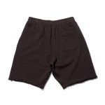 画像2: CUT-UP SWEAT SHORTS CHARCOAL 222-007002 CH AKTR アクター Shorts ショーツ バスパン ウエア  【MEN'S】【SALE商品】 (2)