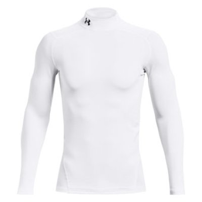 画像1: UA CG ARMOUR COMP MOCK  White 1366072-100 インナー トップ UnderArmour アンダーアーマー サポーター