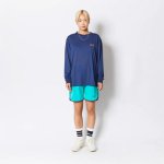 画像2: DESERT DAISY PIPING SHORTS   L-BLUE 222-080002 LBL AKTR アクター Shorts ショーツ バスパン ウエア  【WOMEN'S】アパレル【SALE商品】 (2)