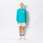 画像2: DESERT DAISY L/S TEE GREEN 222-078005 GR AKTR アクター ロング　Tシャツ ウエア 秋冬物 【WOMEN'S】アパレル【SALE商品】 (2)