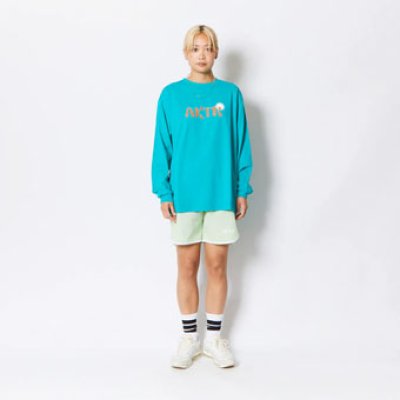 画像1: DESERT DAISY L/S TEE GREEN 222-078005 GR AKTR アクター ロング　Tシャツ ウエア 秋冬物 【WOMEN'S】アパレル【SALE商品】