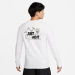 画像2: M NK TEE L/S JDI White DZ2696-100 Nike ナイキ ロング　Tシャツ ウエア 秋冬物 【MEN'S】【SALE商品】 (2)