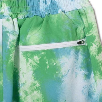 画像1: MIXTURE TIEDYE  SHORTS WHITE 123-002002 WH AKTR アクター Shorts ショーツ バスパン ウエア  【MEN'S】