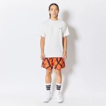 画像2: NETTING SHORT WIDE PANTS ORANGE 123-003002 OR AKTR アクター Shorts ショーツ バスパン ウエア  【MEN'S】【SALE商品】 (2)