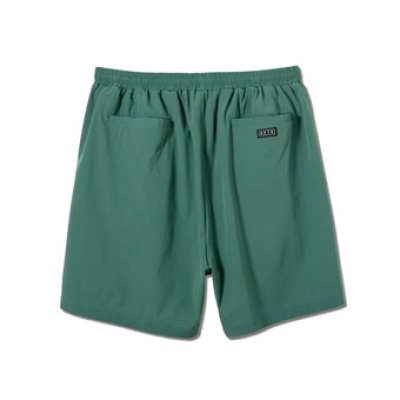 画像1: PAISLEY LOGO SHORT WIDE PANTS GREEN 223-034002 GR AKTR アクター Shorts ショーツ バスパン ウエア  【MEN'S】【SALE商品】