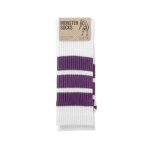 画像2: MONSTER SOCKS WHITExPURPLE 223-036021 WHxPL CREWソックス AKTR アクター ソックス (2)