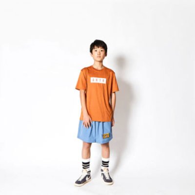 画像1: KIDS AKTR LOGO SPORTS TEE ORANGE 223-038005 OR GS AKTR アクター Tシャツ ウエア  【BOY'S】 キッズ アパレル