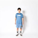 画像2: KIDS AKTR LOGO SPORTS TEE BLUE 223-038005 BL GS AKTR アクター Tシャツ ウエア  【BOY'S】 キッズ アパレル (2)