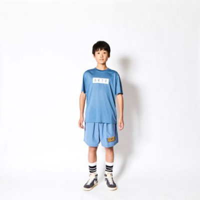 画像1: KIDS AKTR LOGO SPORTS TEE BLUE 223-038005 BL GS AKTR アクター Tシャツ ウエア  【BOY'S】 キッズ アパレル