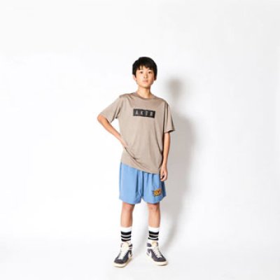 画像1: KIDS AKTR LOGO SPORTS TEE GRAY 223-038005 GY GS AKTR アクター Tシャツ ウエア  【BOY'S】 キッズ アパレル