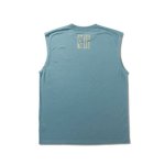 画像2: UNCAGED SLEEVELESS SPORTS TEE BLUE 223-060005 BL AKTR アクター Tシャツ ウエア  【MEN'S】【SALE商品】 (2)