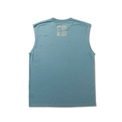 画像1: UNCAGED SLEEVELESS SPORTS TEE BLUE 223-060005 BL AKTR アクター Tシャツ ウエア  【MEN'S】【SALE商品】