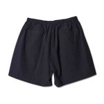 画像2: BASIC SHORT WIDE PANTS BLACK 523-015005 BK AKTR アクター Shorts ショーツ バスパン ウエア  【MEN'S】【SALE商品】 (2)