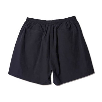 画像1: BASIC SHORT WIDE PANTS BLACK 523-015005 BK AKTR アクター Shorts ショーツ バスパン ウエア  【MEN'S】【SALE商品】