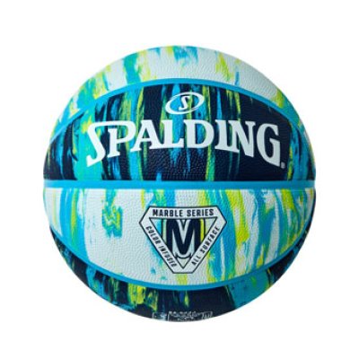 画像1: マーブル ブルー×イエロー 7号球 ラバー Blue/Yellow 84-803J Spalding スポルディング ボール  【SALE商品】