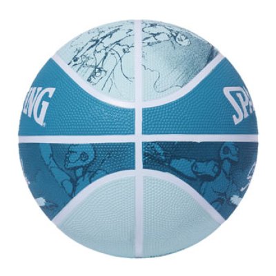 画像1: スケッチ ドリブル ラバー 7号球 Blue 84-380Z Spalding スポルディング ボール  【SALE商品】