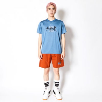 画像1: AEROSTEAM LOGO SPORTS TEE BLUE 223-002005 BL AKTR アクター Tシャツ ウエア  【MEN'S】【SALE商品】