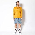 画像2: AKTR LOGO L/S SPORTS TEE YELLOW 223-004005 YL AKTR アクター ロング　Tシャツ ウエア 秋冬物 【MEN'S】【SALE商品】 (2)